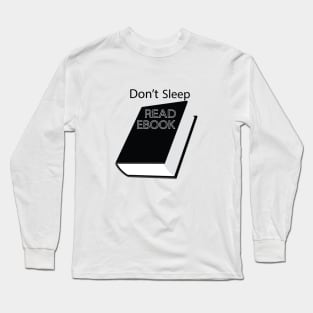 Attractive ebook reader Long Sleeve T-Shirt